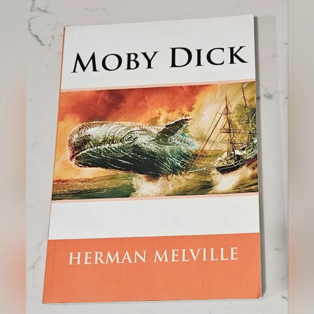 Moby Dick Herman Melville Paperback Coffee Table Book Classic Novel BOGO